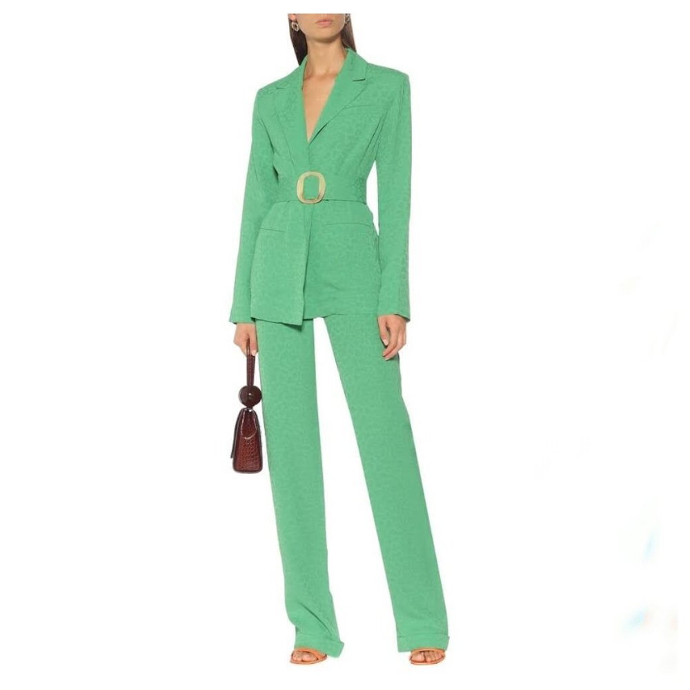 Materiel‎ Tbilisi High Rise Wide Leg Pants Green